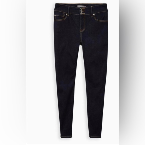 NEW! Torrid Super Soft Jegging Jeans Stretch Dark Wash SZ 22 - Picture 7 of 14